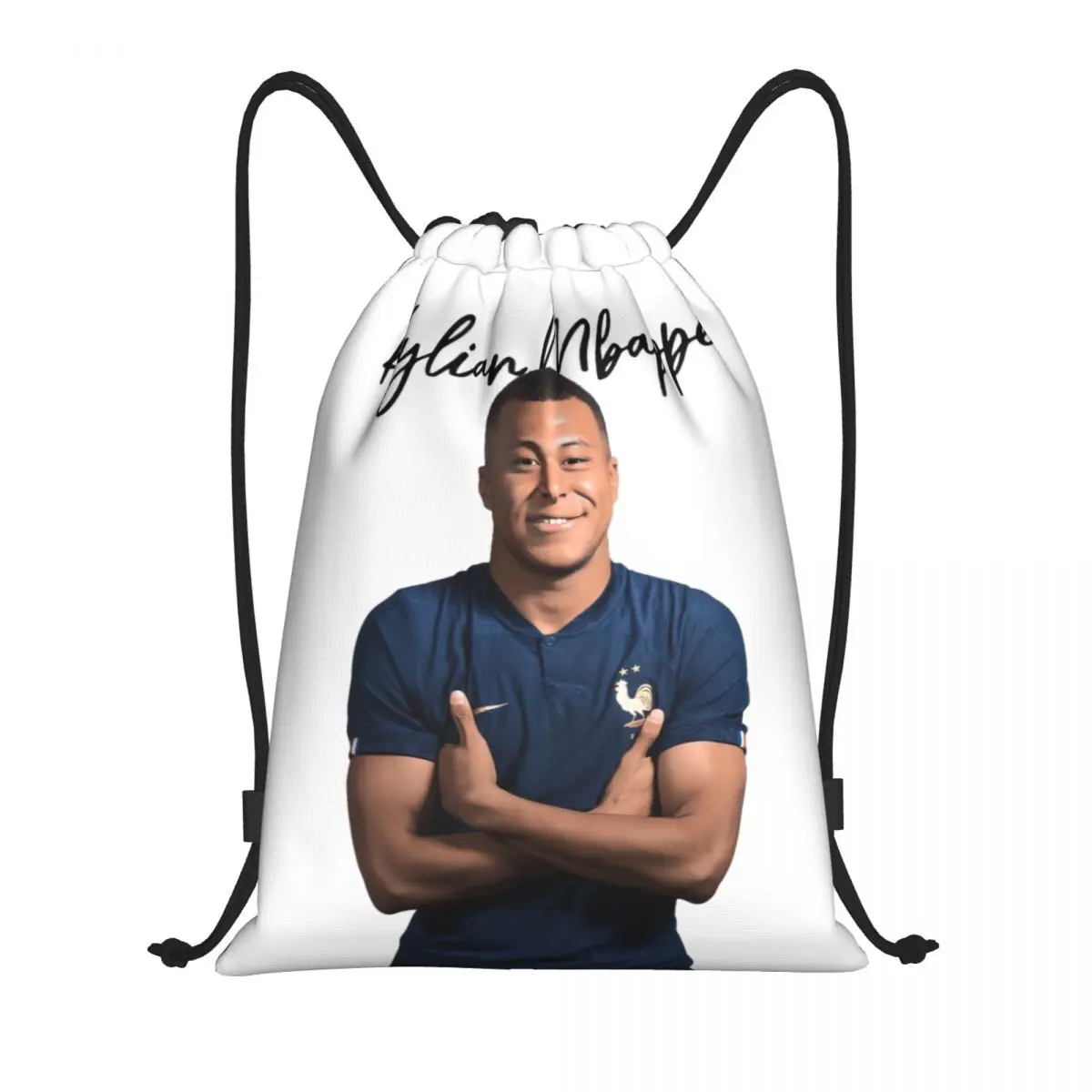 

France Kylianer And Mbappﾩ And Mbappe (3) Drawstring Bags Gym Bag Top Quality Field pack Comfortable Backpack Geek