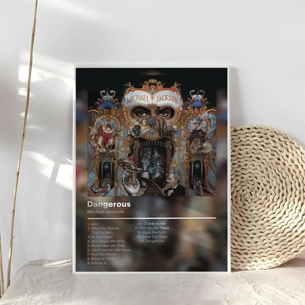 Berühmtes M-Michael-Jackson-Poster, moderner ästhetischer Wandkunstdruck für Wohnzimmer, Schlafzimmer, Büro, Heimdekoration, Geschenk, trendiges Kunstwerk – Detail 6