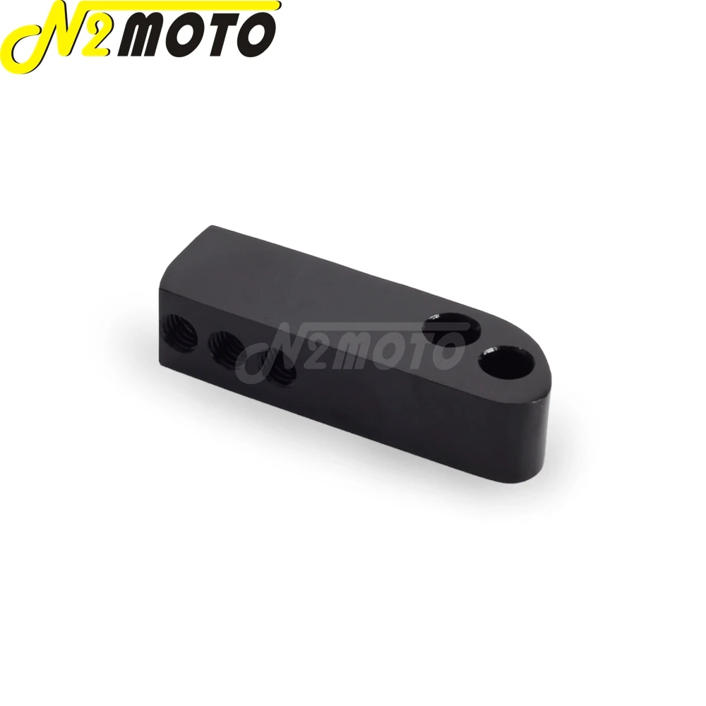 Bloc D'extension De Phare Pour Moto Harley Softail Dyna Street Bob Noir