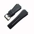 Black silver buckle