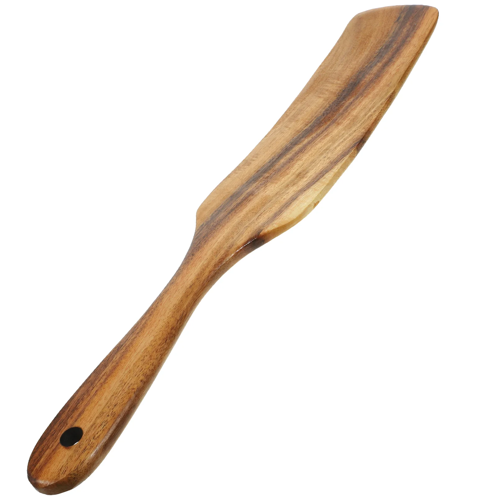 

Wooden Spurtle Set Kitchen Tools Cooking Non-Stick Utensil Teak Slotted Stirring Spoons Cookware