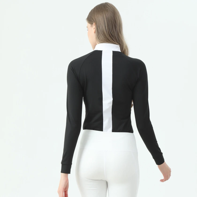 Women's Long Sleeve Competition Riding Shirt — Stand Collar 6