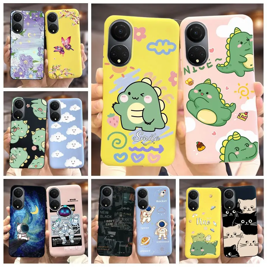 Per Honor X7 Case Honor X7A X7B Cute Dinosaur Cartoon Cover Custodia Morbida In Silicone Per Honor X7B X 7 A Honorx7 Honorx7A Fundas