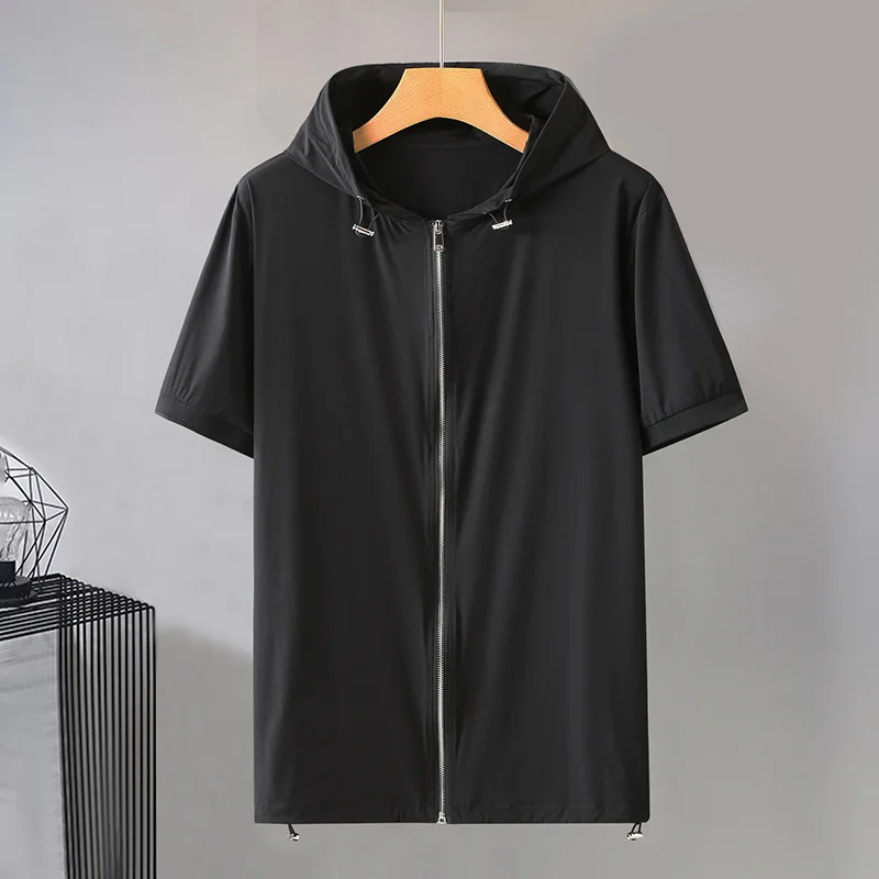 

Мужская летняя футболка с капюшоном, 150 кг