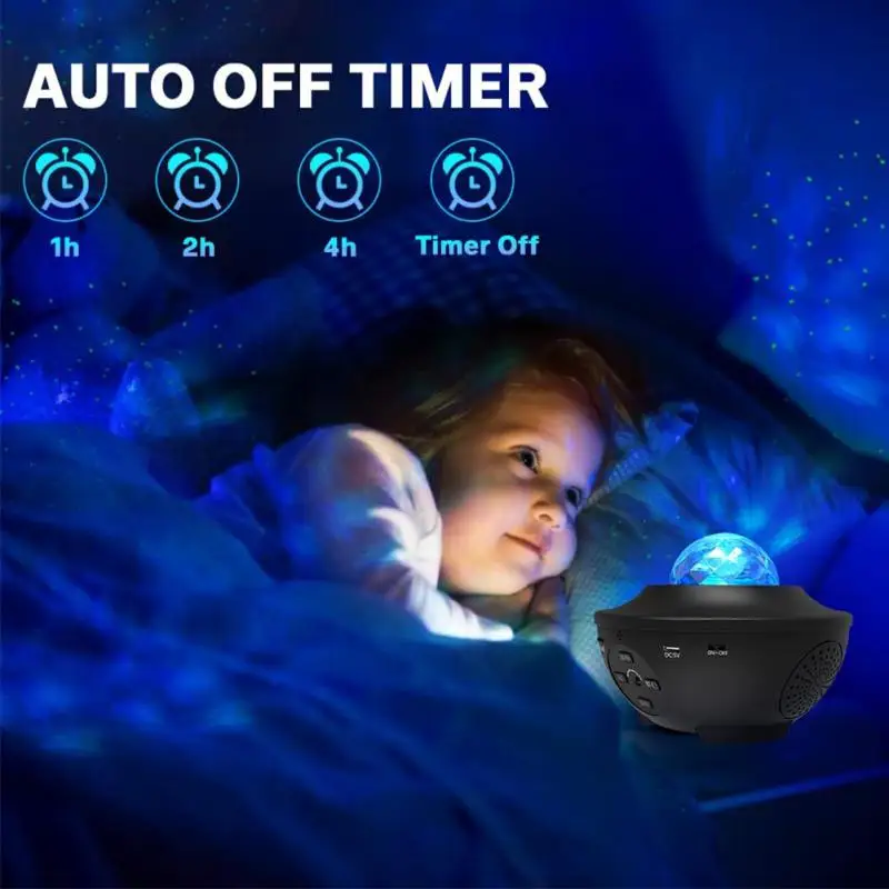 

Galaxy Projector Night Light Lamp USB Music Romantic Projection Lamp For Kids Gift Girlfriend Gift