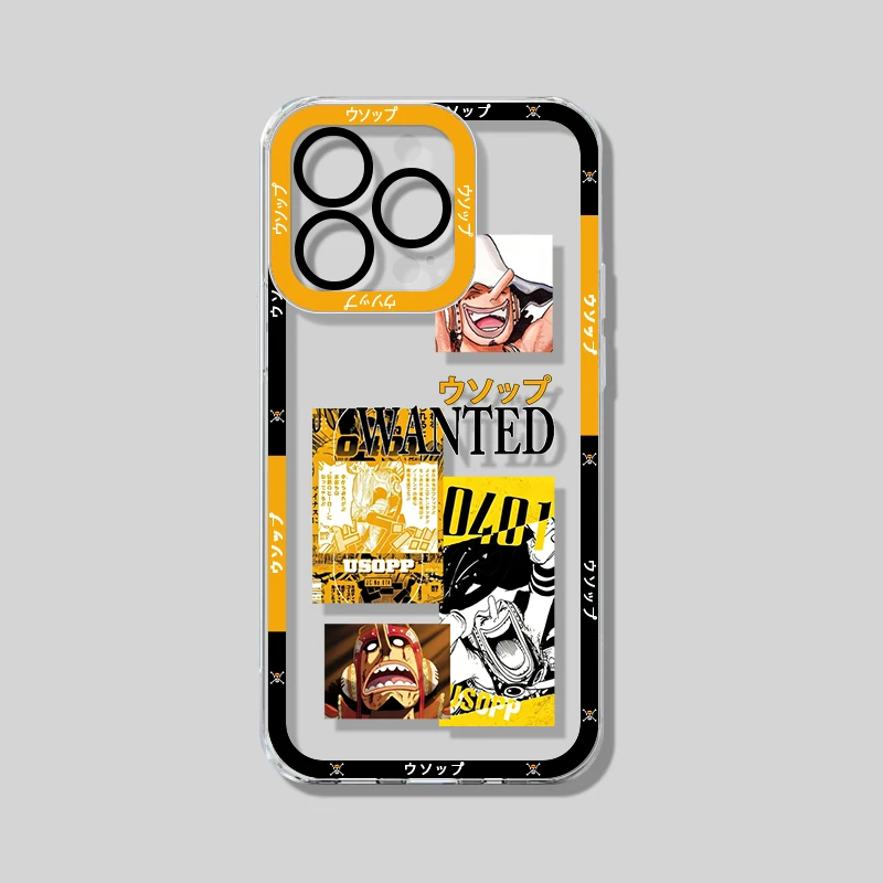 Cartoon Soft Silicone Clear Phone Case with Transparent Back Cover