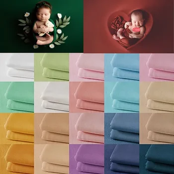 150*170cm Newborn Photography Props Blanket Wrap Backdrop Stretchable Fabrics Shoot Studio Accessories 1