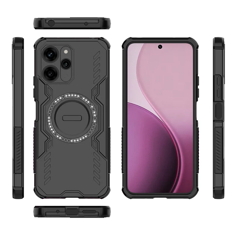 Rugged Military Armor Cooling Case with Magnetic Charging Cover
