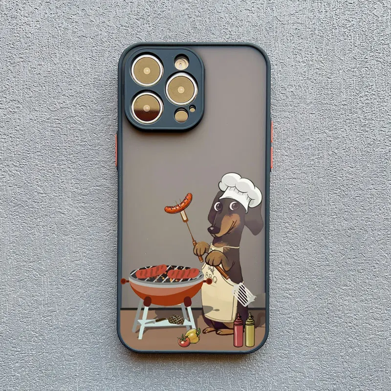Adorable Cartoon Dog Newspaper Shockproof Phone Case - Lovely Protective Cover