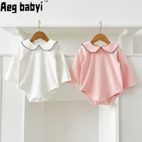 Newborn Clothes Baby Romper Infant Girl Long Sleeve Cotton Bottoming Shirt Tops Spring Autumn Toddler Bodysuits Jumpsuit 0-24M