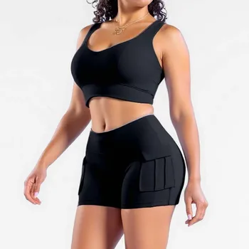 Ensemble Yoga Femme 2 Pièces : Brassière & Short