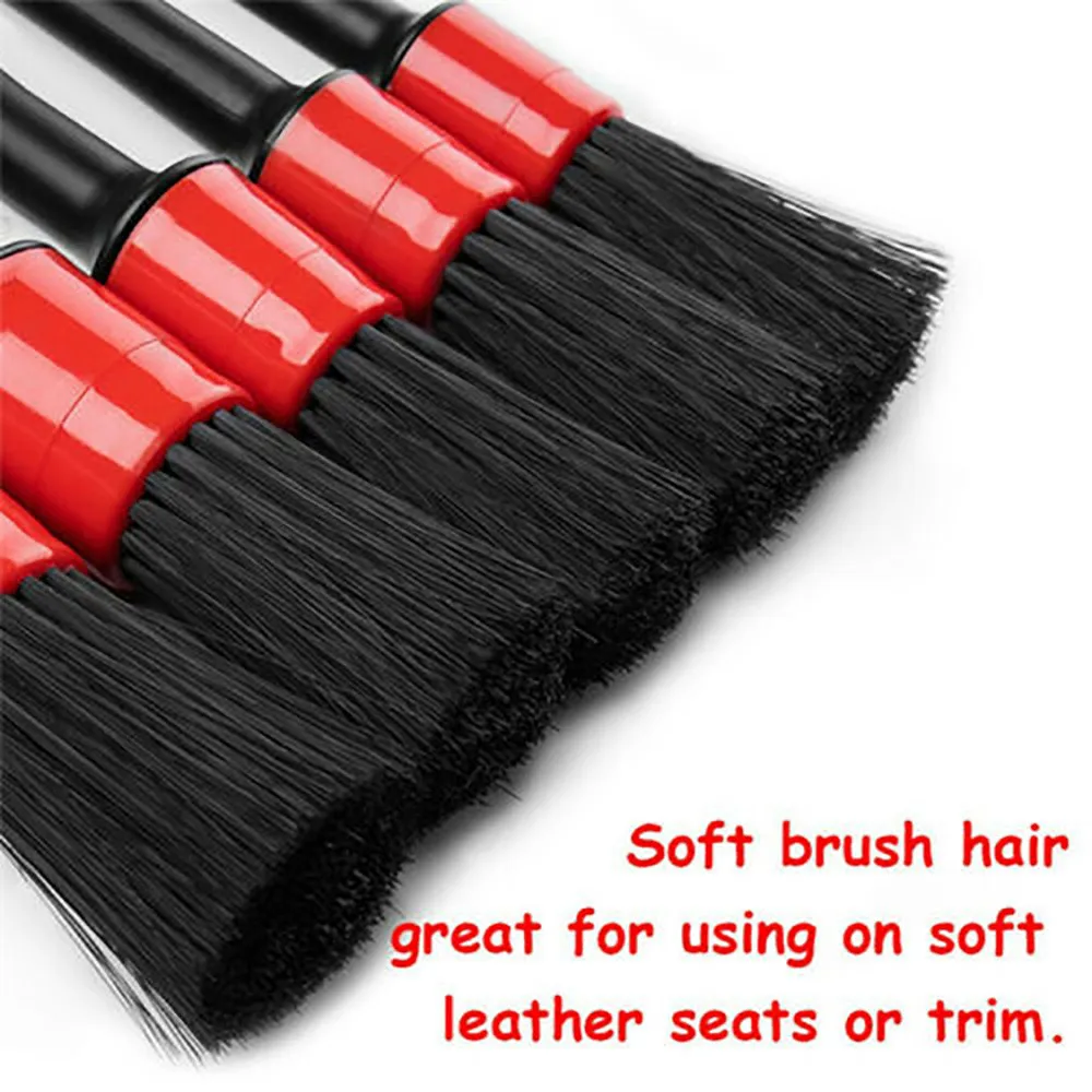 

13Pcs Car Cleaning Kit Detailing Brush Cleaning Gloves Car AIr Outlet Control Panel Keys Cleaner Multi-purpose Dust Brush Set