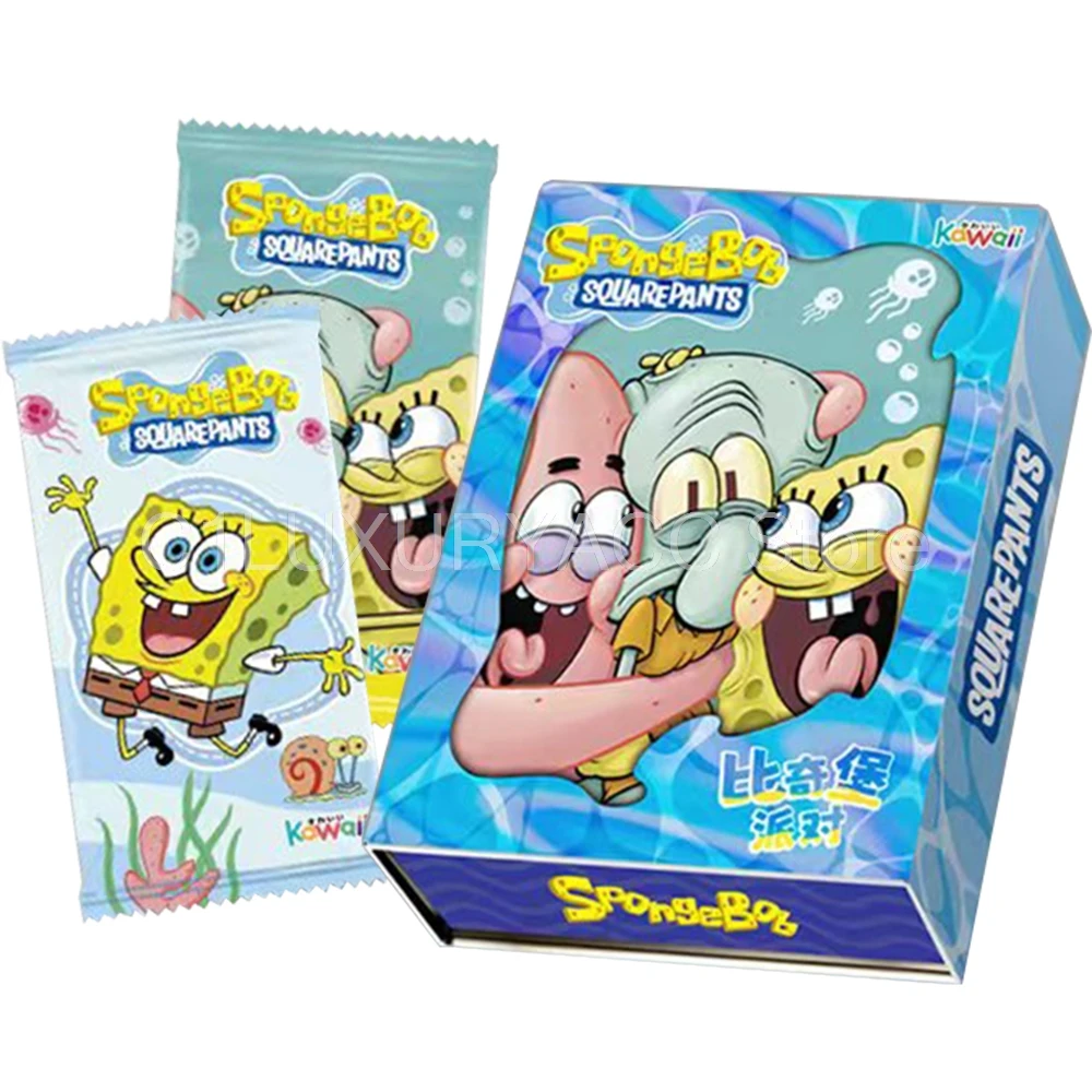 Kawaii Spongebob Squarepants The Beechburg Collection Card For Kids Anime Character Rare Carte Nascoste Giocattolo Carte Regalo Per Bambini