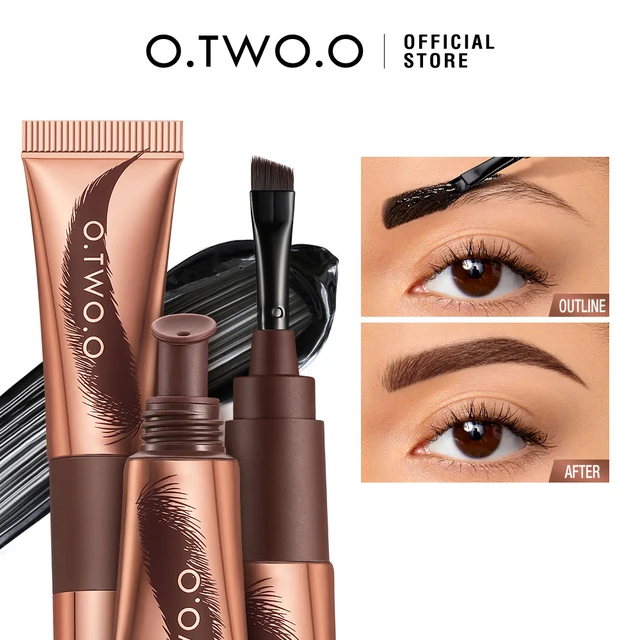 O.TWO.O Peel-Off Eyebrow Tint Eyebrow Tattoo Waterproof Long-lasting Color-lock Natural Mist Brow TattooPeel-Off Eyebrow Tint