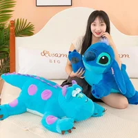 Kawaii Disney Lilo & Stitch James P. Sullivan Stuffed Animals Big Size Plush Toy Pillow Anime Doll Cute Children Birthday Gifts 1