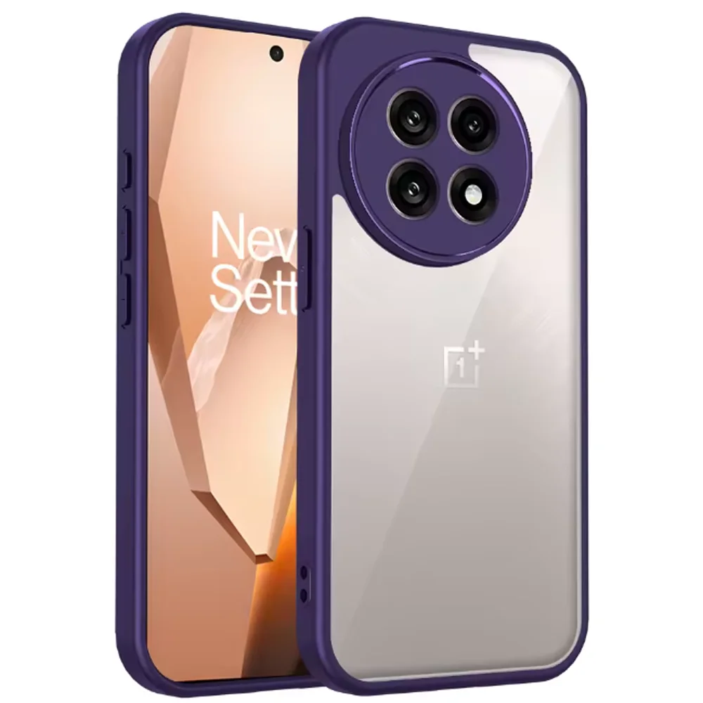 Durable Transparent Silicone Shockproof Case with PC Back & TPU Bumper