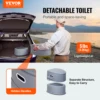 VEVOR Portable Toilet for Camping Porta Potty with 1.3G Detachable Inner Bucket Travel Toilet for Outdoor Camping Long Road Trip 2
