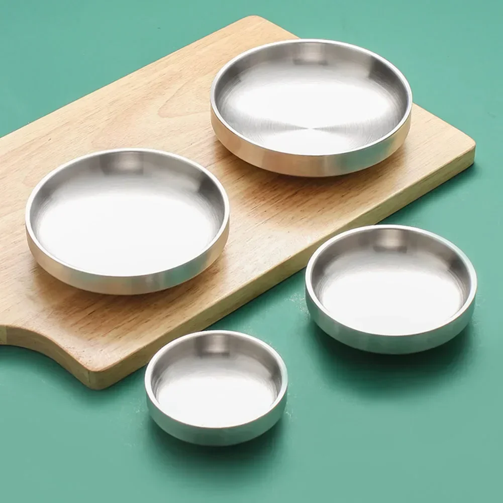 Stainless Steel Bowl Bowl Holder Korean Korean Cuisine Stainless Steel Kitchen Accessories For Displaying Cakes Tableware Dish