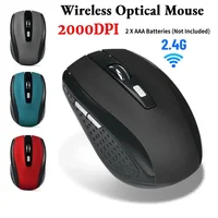 Computer Mouse Wireless USB Adjustable Gamer Gaming 6 Button Optical  2.4 USB Receiver for Computer PC Accessories 5