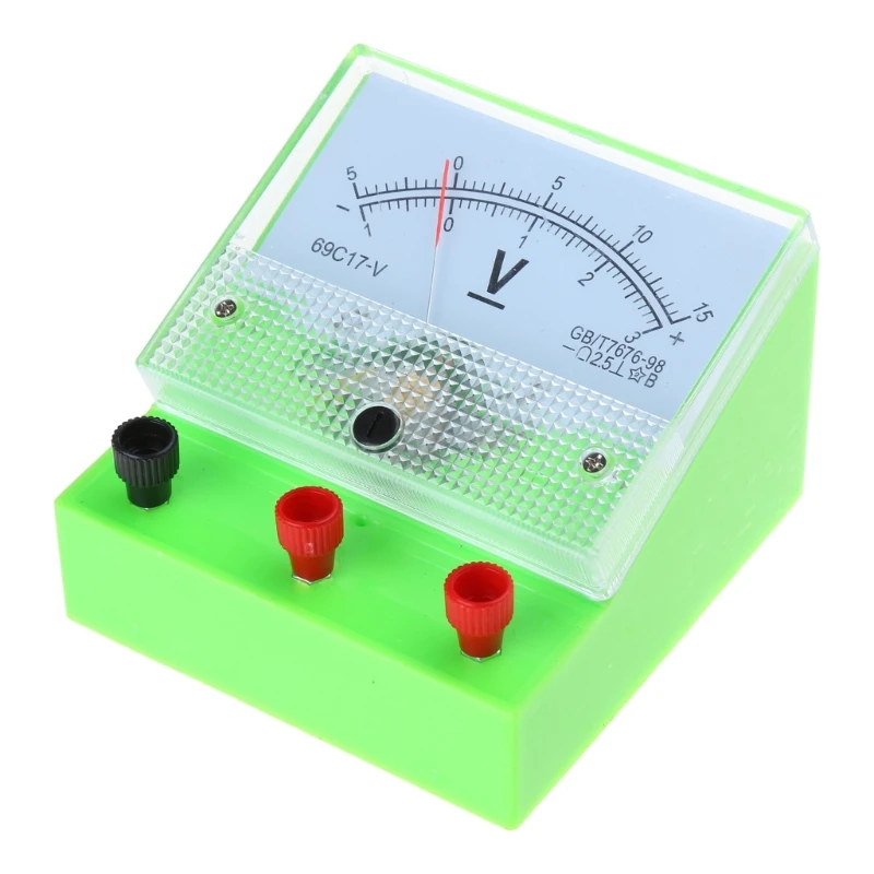 

Y1UB Ammeter Voltmeter Operates from 0V to 3V or 0V to 15V Auxiliary Tools