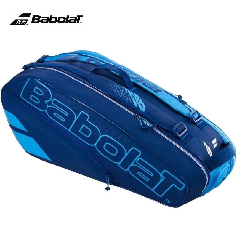 6-pack-pure-drive-series-babolat-tennis-bag-multi-function-sports-star-model-tennis-rackets-backpack-shoes-accessory-storage-bag