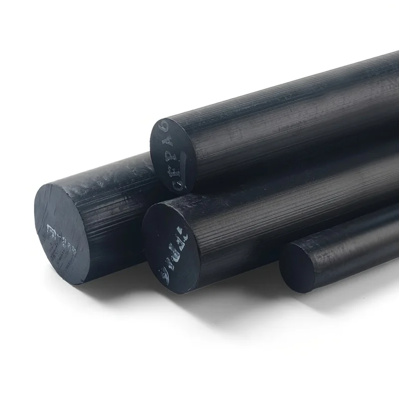 High-Density PA6 Nylon Rod 15/20/25/30x500mm, Wear-Resistant for Auto/Gears/Bearings/Cleaner