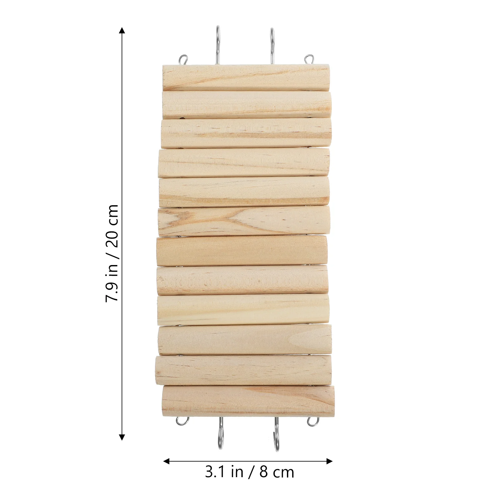 Ladder Fence Hamster Cage Ornament Pet Guinea Pig Hideout Toy Plaything Baby Playpen Small Wooden Accessories Playground 3
