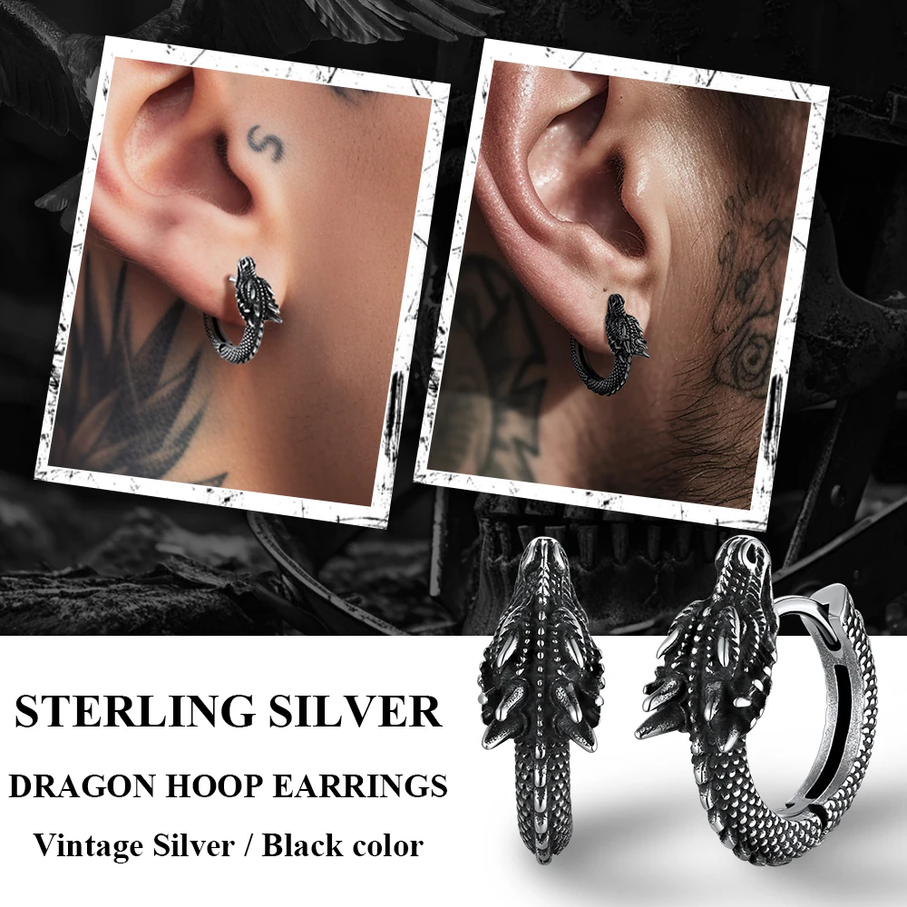 Huggie | Orecchino a cerchio da 7 mm in argento sterling 925 Huggie | Orecchino a cerchio da 7 mm in argento sterling 925