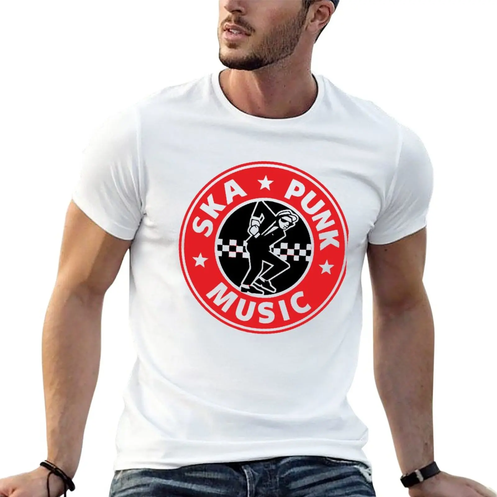 

New Ska Punk Music T-Shirt summer tops boys animal print shirt kawaii clothes big and tall t shirts for men