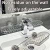 Sink Shelf Suction Cup Wall Mounted Nopunch Bathroom Storage Shelf Bathroom  Faucet Storage Shelf in Front of Mirror 4