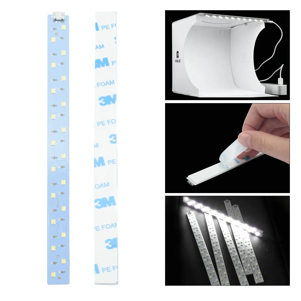 1PC Photography Accessories 20Cm Photo Studio Box Led Light Strip Bar Replacement 6500K Led Light Photo Studio Box Photobox