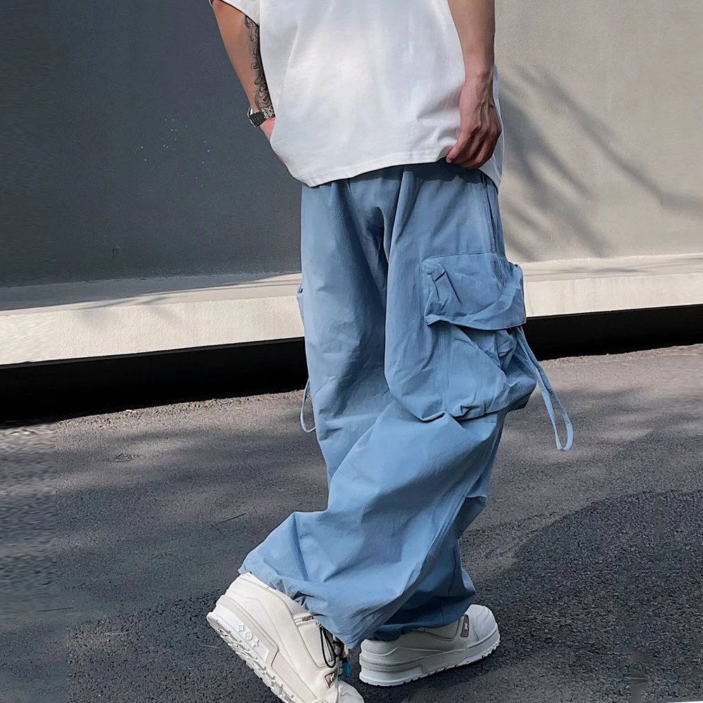 Harajuku Vintage Wide Leg Pants Quick Dry Sweatpants Loose