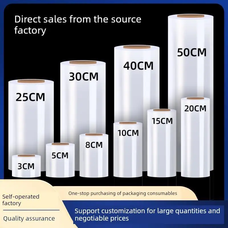 גליל גדול של ניילון נמתח לשמירת מזון, ניילון פלסטיק מסחרי, סרט הגנה חיוני למטבח