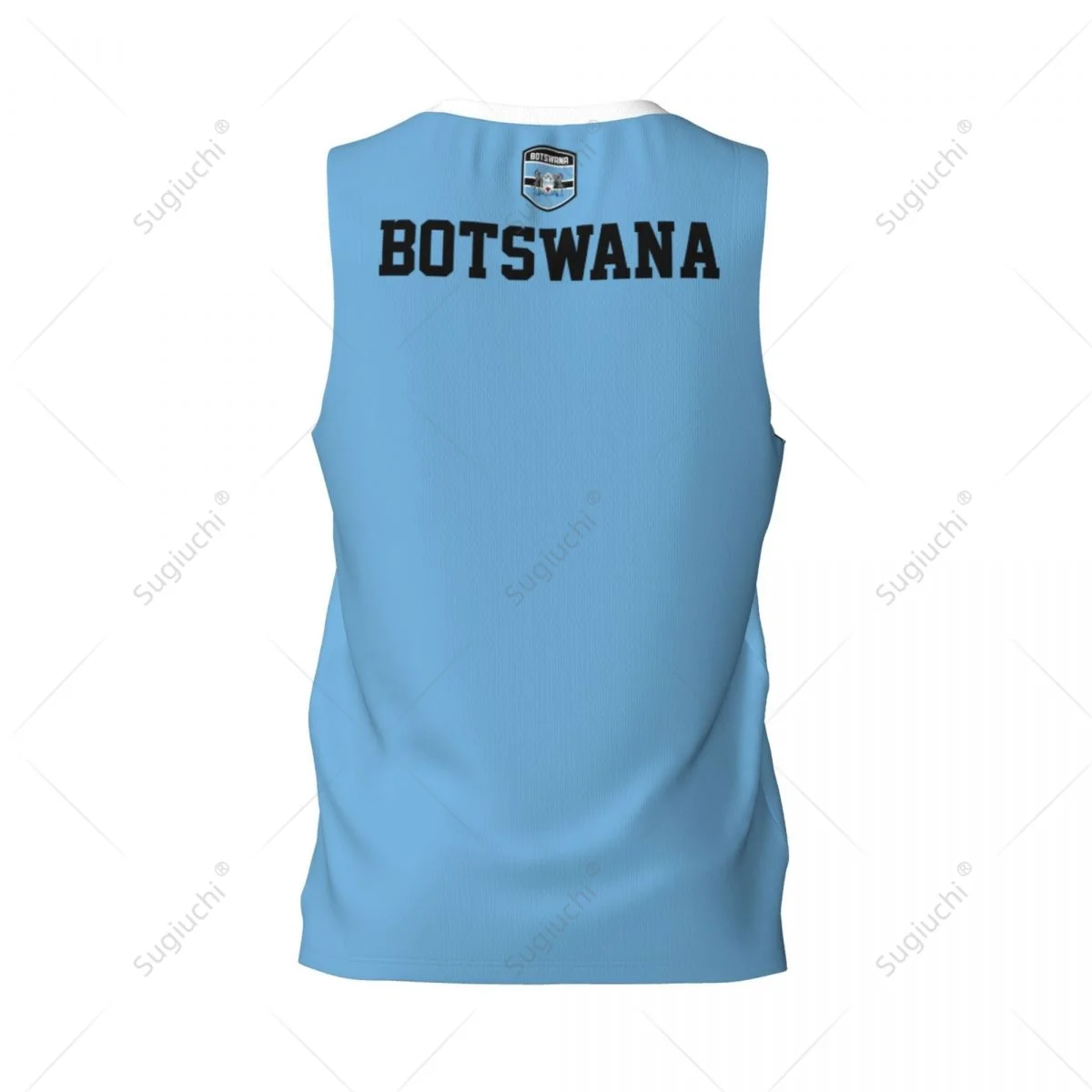 Botswana Flag Men Basketball Sports Running Fitness Multifunction Sleeveless tshirt Exclusive Name Nunber