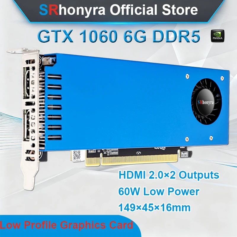 BROLEO PCグラフィックスカード GTX1060 6G GDDR5 192bit ゲーミンググラフィックカード 静音操作 7680x4320解像度 オフィス用　並行輸入品 BROLEO PCグラフィックスカード GTX1060 6G GDDR5 192bit ゲーミング