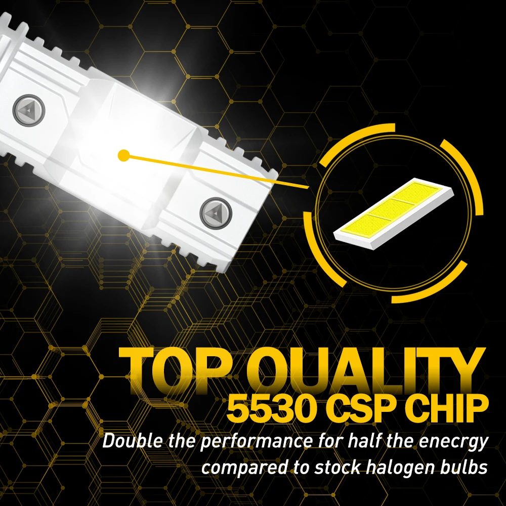 H7 Slim LED Headlight Bulb 2Pcs Fanless 6500K 12V Wireless H7 CSP LED Car Headlamp for VW Passat Ford Toyota led car lights,led lights,led bulbs,led headlights,led car headlights,car headlamps