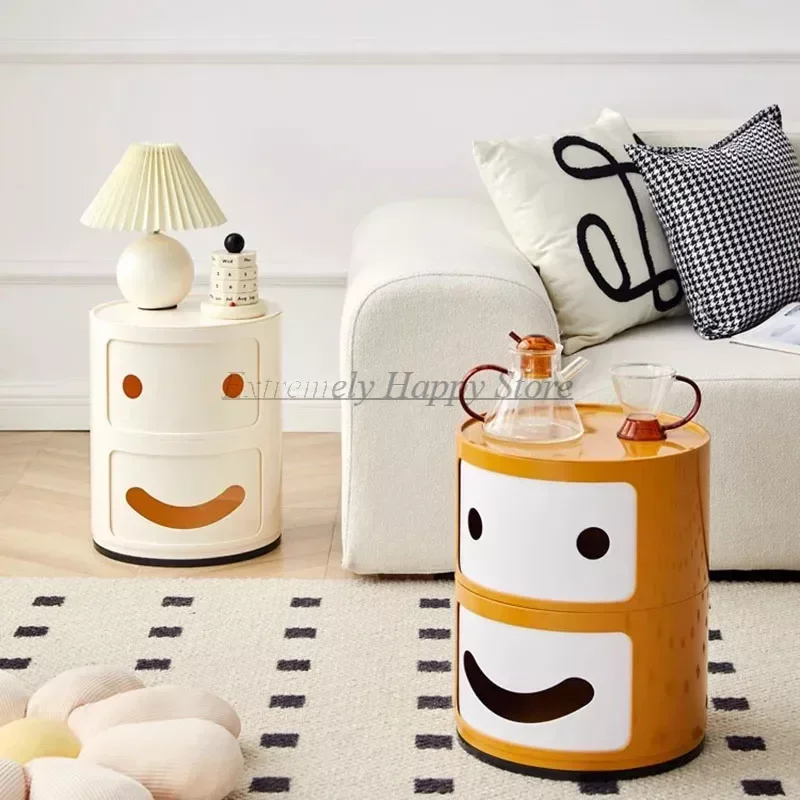 

Night Plastic Nightstands Free Shipping Design Aesthetic Outdoor Bedside Table Mobile Nordic Nachttisch Furniture For Bedroom