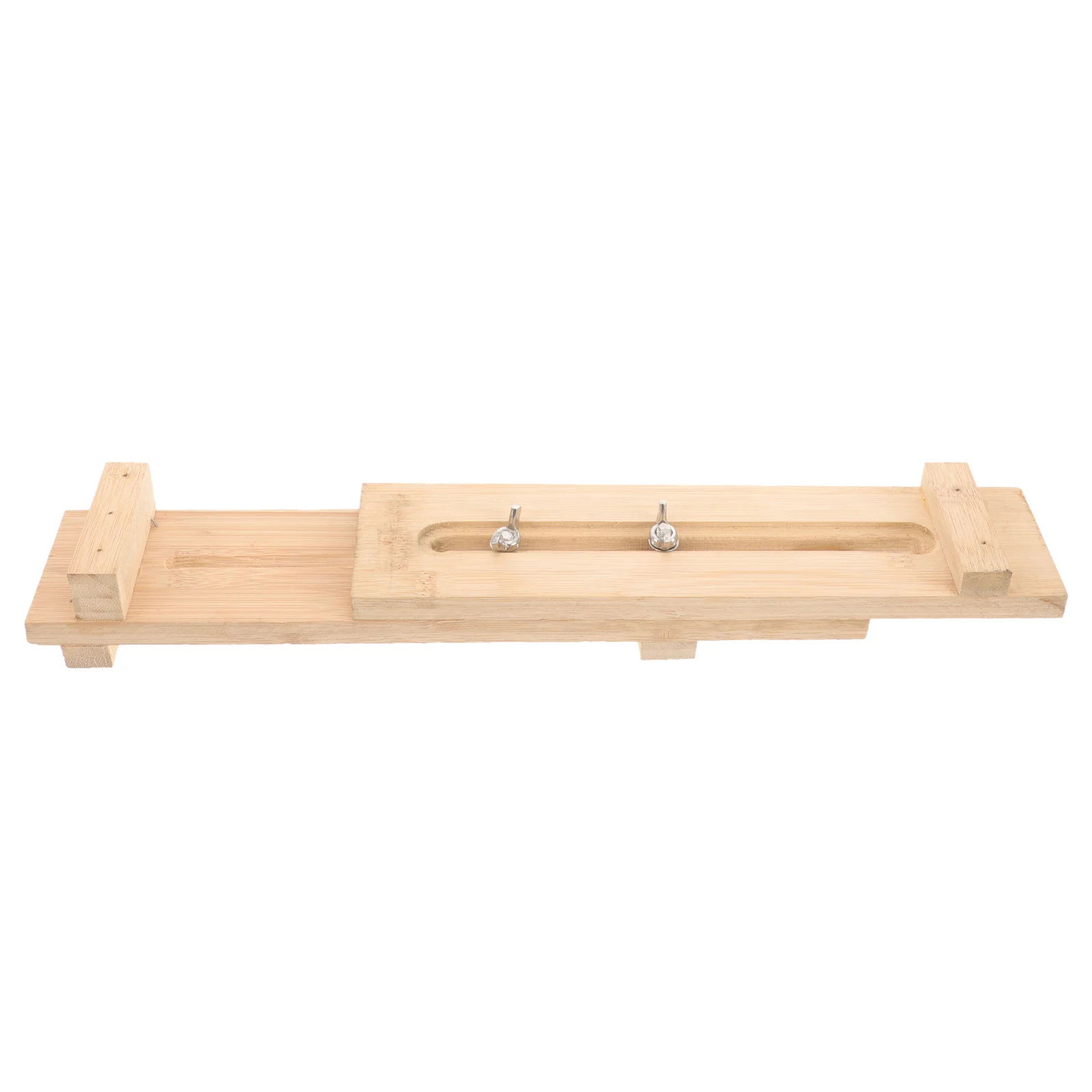 

Whetstone Base Sharpening Supply Bamboo Holder Stand Slide Dual Purpose Sliding