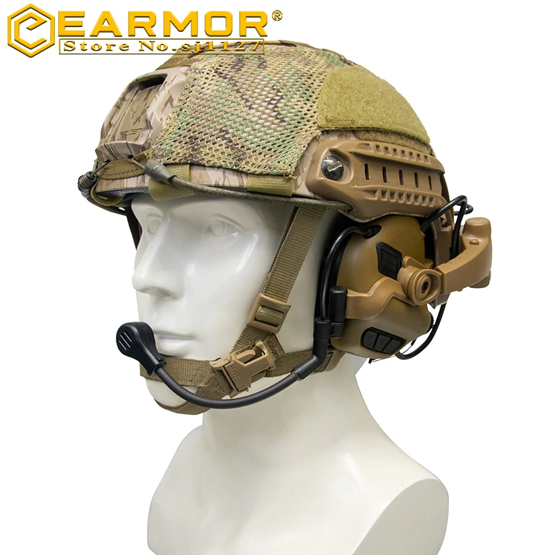 EARMOR-M32X Military Standard Earphones, Police Hearing Protection, Electronic Communication Earphones