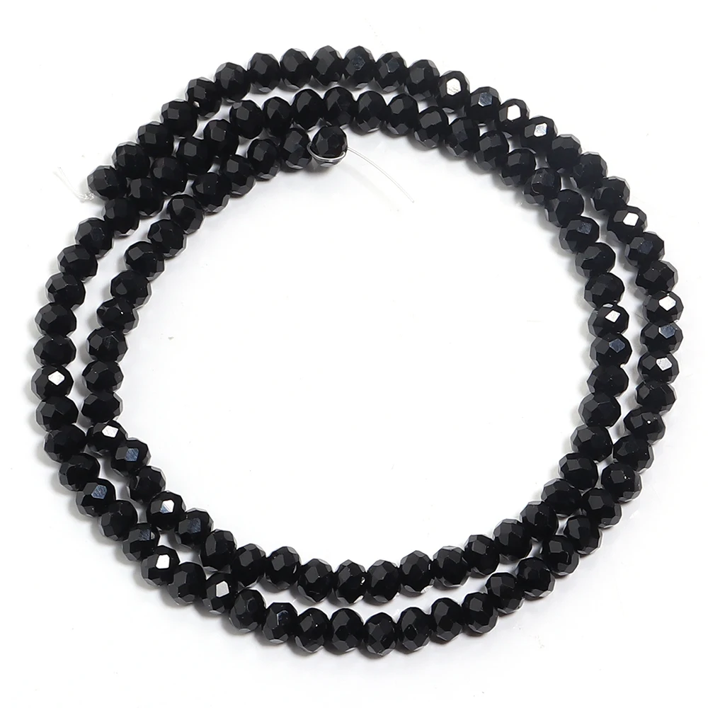 3 4 6 8 10 mm Kristall-Rondelle-Perlen, Abacus, facettiertes Glas, lose Distanzperlen für Schmuckherstellung, DIY-Armband, Halskette, Zubehör – Detail 7