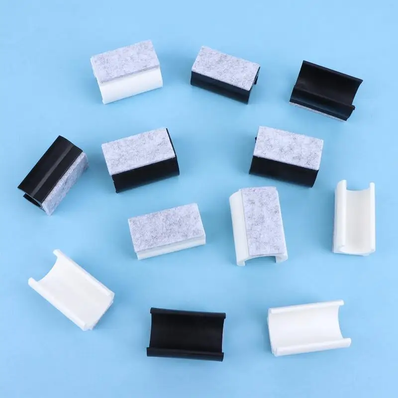 새로운 10Pcs U 자형 의자 다리 패드 19/22/25mm 미끄럼 방지 소음 감소 ..