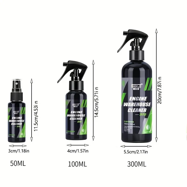 Engine Bay Cleaner Engine Shine Protector Detailer Decontamination Deep Degreasing Compartment Heavy Oil Dust Car Cleaning Tool 2