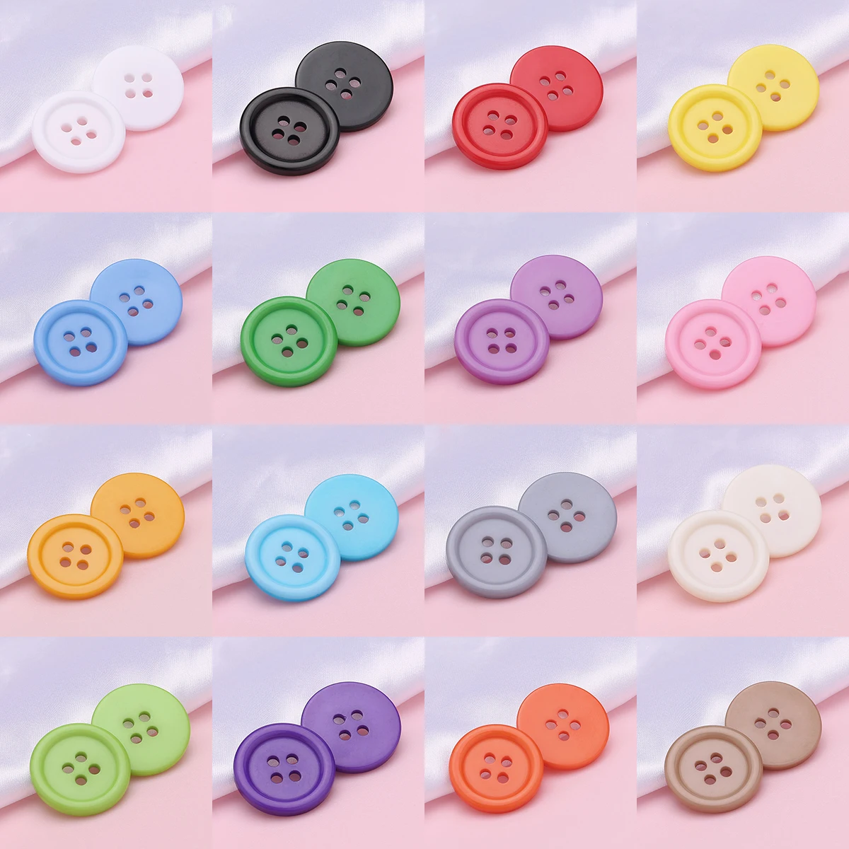 Bottoni Color Lime 23 Mm – 25 Pezzi In Resina, Perfetti Per Cuciti Addosso E Progetti Fai-da-te