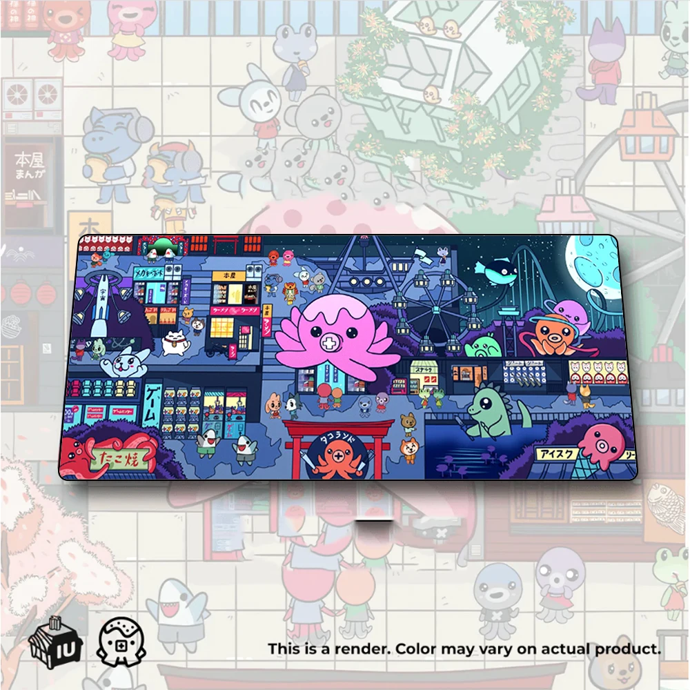 

burns car game accessories 40x90 large table mat Takoyaki new mouse pad United States Spain Russia various countries popular DIY