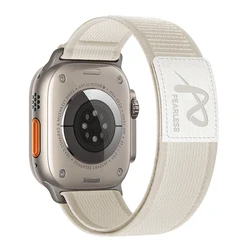 Versatile Nylon Sport Watch Strap for 38mm 40mm 41mm (Starlight)