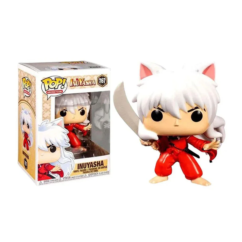 Funko Pop Animation Evil Inuyasha #770 Inuyasha #767 Kagome Higurashi #768 Figuras de acción de vinilo Muñecas Juguetes Regalo para niños
