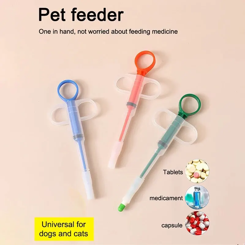 Pet Propulsive Silicone Drug Feeder Tablet Liquid Comfortable Dog And Cat Universal Safe Easy To Clean And Use Repeatedly 1PC pet drug feeder