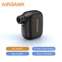 AIRBANK AS100 Mini pompe à vélo Portable gonfleur d'air Rechargeable 100PSI type-c accessoires de vélo pour pneus de vélo Schrader Presta 1
