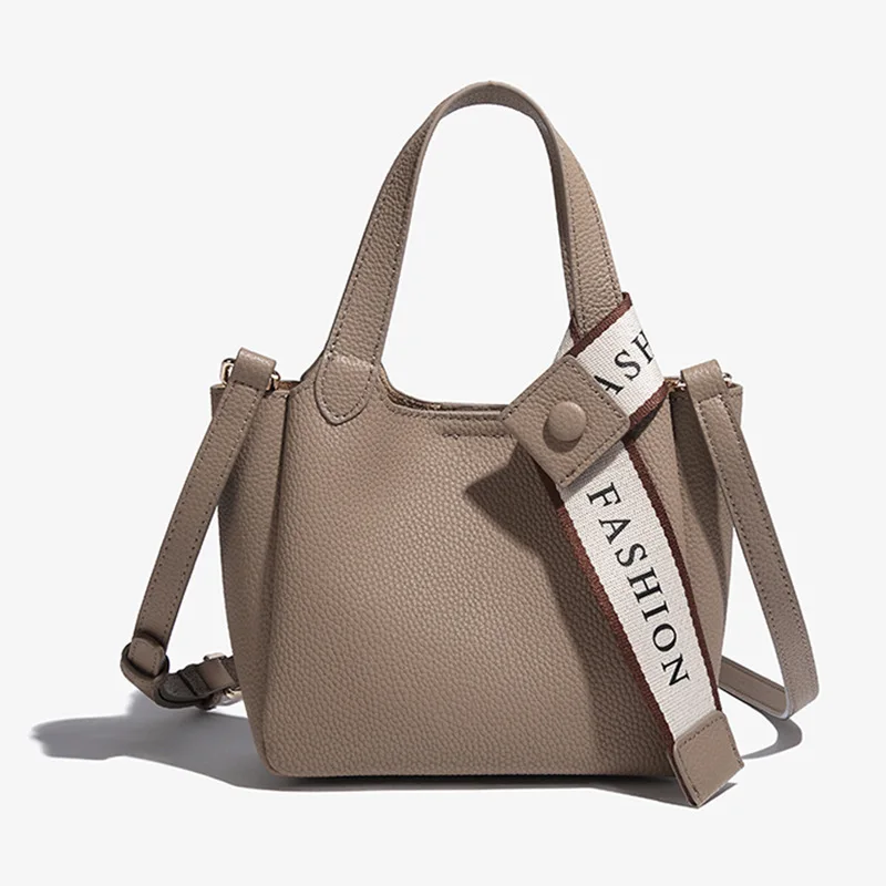 Tote Women's Shoulder Crossbody Bag Y2k New Style Genuine Leather Head Layer Cowhide Versatile Underarm Large Capacity Retro
