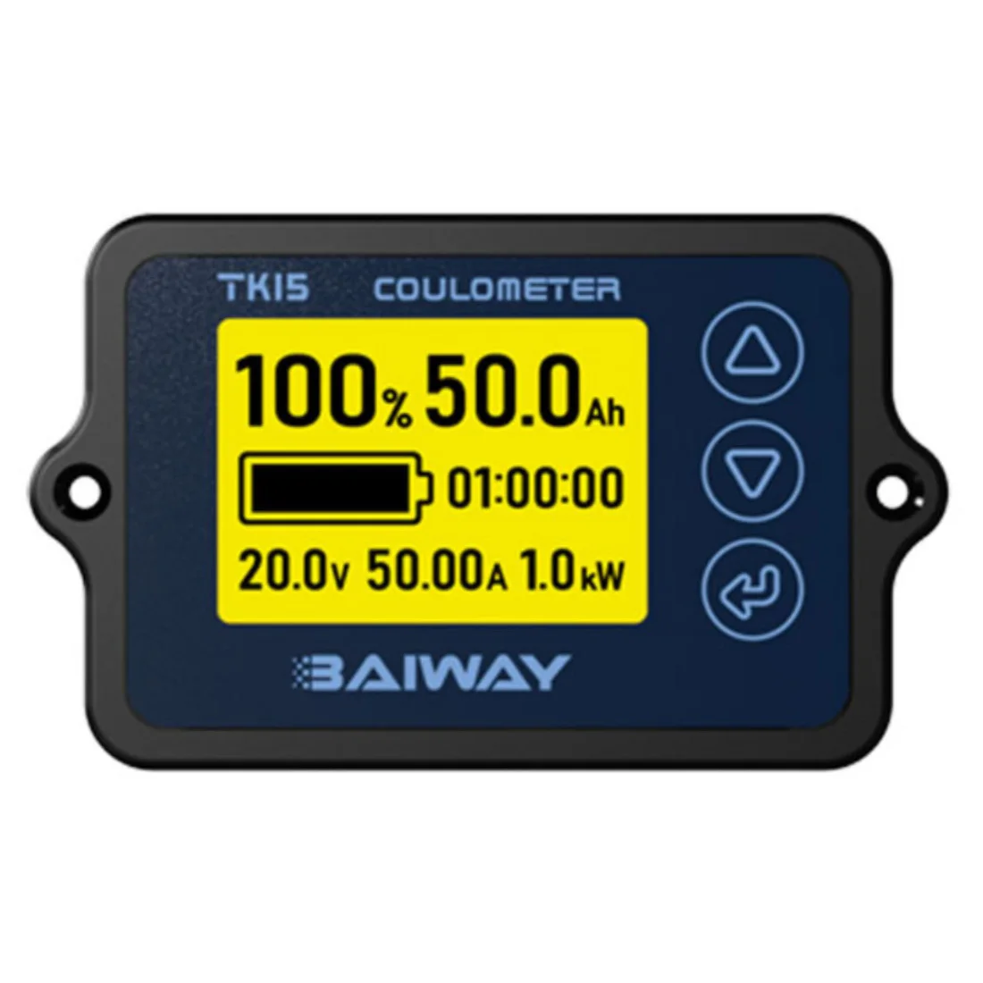 DC120V 50A Batteriekapazitätsanzeige Fahrzeug-Coulometer TK15H Spannungsmesser Tester für E-Bike/Balance Car/Reinigungsmaschine – Detail 11